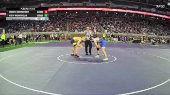 D2-144 lbs Champ. Round 1 - Jaron Bensinger, Gaylord HS vs Nick Montreuil, Brandon HS