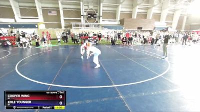 100 lbs Cons. Round 1 - Cooper Wing, ID vs Kole Younger, ID