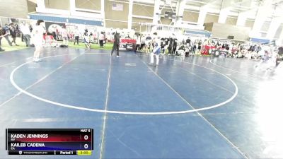 144 lbs Cons. Round 2 - Kaden Jennings, NV vs Kaileb Cadena, CA