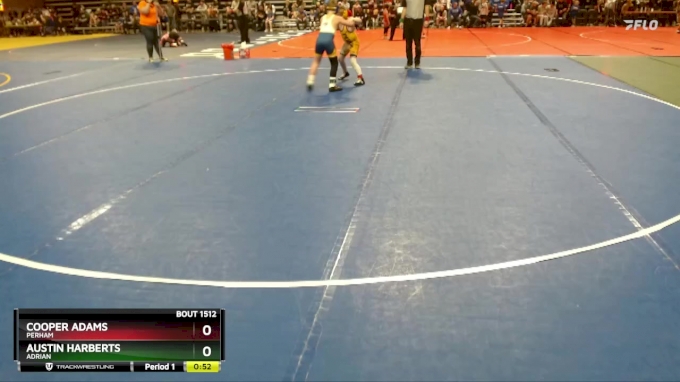 110 lbs Quarterfinal - Austin Harberts, Adrian vs Cooper Adams, Perham