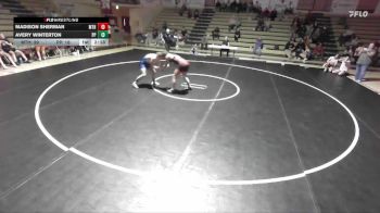 155 lbs Finals (2 Team) - Madison Sherman, Mat Thugs-n-Harmony vs Avery Winterton, Pink Panthers