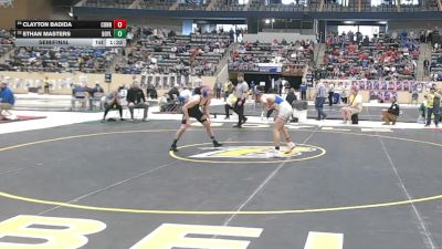 126 lbs Semifinal - Clayton Badida, Conner vs Ethan Masters, Boyle County