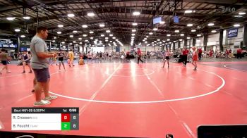 85 lbs Rr Rnd 2 - Rayden Crossen, SEO Wrestling Club vs Blake Foucht, Team Bro Blue