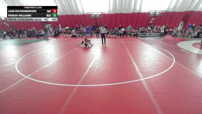 12U True Beginner - 70.3-74.4 Champ. Round 3 - Pariah Williams, Wisconsin vs Liam Buckenberger, Hartford Wrestling Club