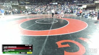 4A 190 lbs Champ. Round 1 - Asa Knutson, Hanford vs Jack Hendricks, Mt. Si