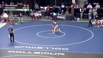 190 lbs Cons. Round 3 - Hope Kemnitz, Bon Homme/Scotland/Avon vs Kyra Tostenson, Milbank