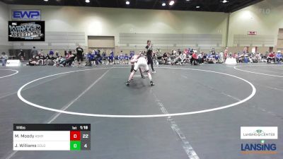 111 lbs Rr Rnd 3 - Mason Moody, Askren Wrestling Academy - (A) vs Jameson Williams, Gold Rush Wrestling