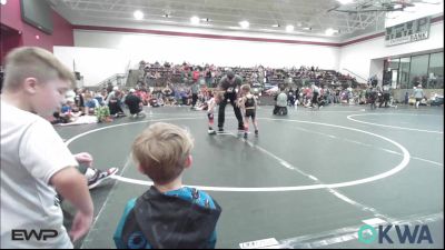 37 lbs Rr Rnd 4 - Owen Harader, Ponca City Wildcat Wrestling vs Logan Allen, Ponca City Wildcat Wrestling