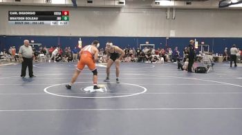 285 lbs Final - Carl DiGiorgio, Coast Guard vs Brayden Soleau, Johnson & Wales (RI)