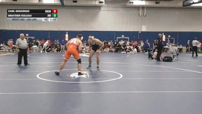 285 lbs Final - Carl DiGiorgio, Coast Guard vs Brayden Soleau, Johnson & Wales (RI)