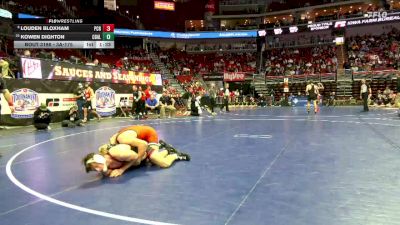 3A-175 lbs Champ. Round 2 - Kowen Dighton, Council Bluffs Abraham Lincoln vs Louden Bloxham, Prairie, Cedar Rapids