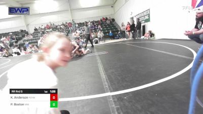 96-100 lbs Rr Rnd 5 - Kyran Anderson, Fort Gibson Youth Wrestling vs Peyton Boston, Van Buren Matdawgs