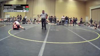 123 lbs Consi Of 32 #1 - Zanniyah Castro, Bonanza vs April Godinez, Laguna Hills HS