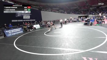 6A Boys 138 lbs Cons. Round 2 - Liam Vaughn, Newberg Boys vs Sadam Hussain, McDaniel Boys