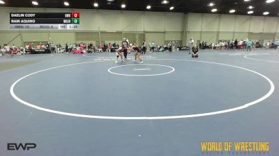 125 lbs Rr Rnd 5 - Daelin Cody, Girls With Grit 7-12 vs Rain Aquino, Mojo 7-12