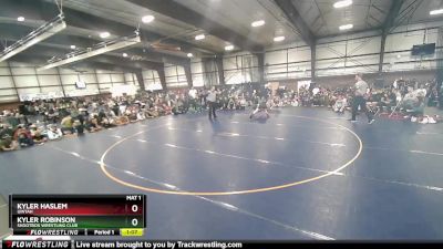 70 lbs 1st Place Match - Kyler Haslem, Uintah vs Kyler Robinson, Shootbox Wrestling Club