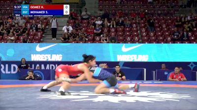 53 kg Final 3-5 - Katie Gomez, United States vs Shaimaa Mohamed, Egypt