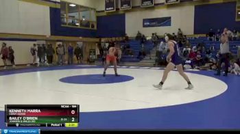 184 lbs Quarterfinal - Kenneth Marra, Coast Guard vs Bailey O`Brien, Johnson & Wales (RI)