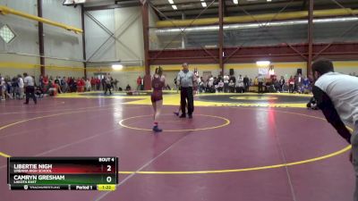 100 lbs Champ. Round 1 - Libertie Nigh, Urbana High School vs Camryn Gresham, Lakota East