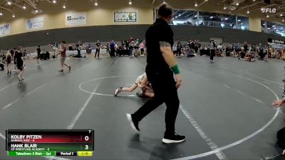 60 lbs Round 5 (6 Team) - Kolby Pitzen, Kardiac Kidz vs Hank Blair, CP Wrestling Academy