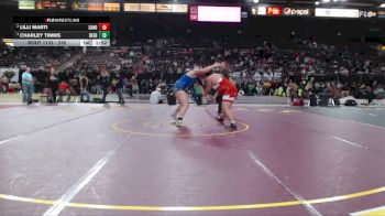 235 lbs 1st Place Match - Charley Timms, Reed vs Lilli Marti, Sandpoint