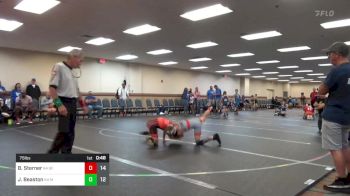 75 lbs Rr Rnd 3 - Barrett Sterner, K4 Graham Future Falcons vs Jace Beaston, K4 Third Monkey