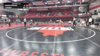 157 lbs 1st Place Match - Kannon Webster, Illinois vs J Conway, Missouri