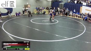 100 lbs. Cons. Round 4 - Brooklyn Sargent, Lexington vs J Colbert, Belton