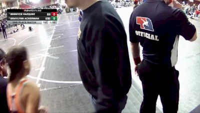 69-75 lbs 2nd Place Match - Bernyce Vazquez, Dorchester vs Braylynn Ackerman, Garden County Wrestling Club