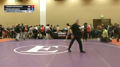 126 lbs Champ. Rd Of 32 - Charlie Mutschler, Cavalier Wrestling Club vs Ethan Michaels, Triumph Wrestling