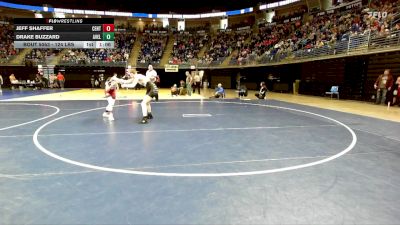 124 lbs Round Of 32 - Jeff Shaffer, Central Cambria vs Drake Buzzard, Avella