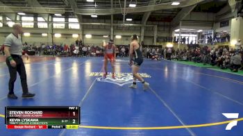 165 lbs Quarterfinal - Steven Rochard, U.S. Coast Guard Academy vs Kevin Lyskawa, Trinity College (Connecticut)