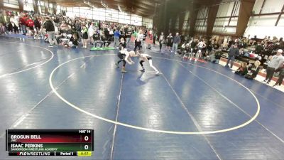 90 lbs Cons. Round 4 - Isaac Perkins, Sanderson Wrestling Academy vs Brogun Bell, JWC