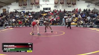 126 lbs Cons. Round 3 - Alex Denkins, Perrysburg vs Noah Rankin, St Christopher`s School