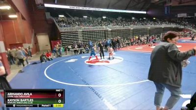 93 lbs Quarterfinal - Armando Avila, Camel Kids Wrestling vs Kayson Bartles, Rawlins Wrestling Club