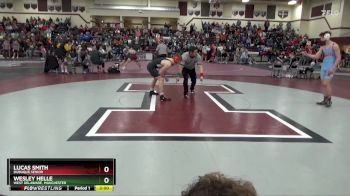 JV-19 lbs 1st Place Match - Wesley Helle, West Delaware, Manchester vs Lucas Smith, Dubuque Senior