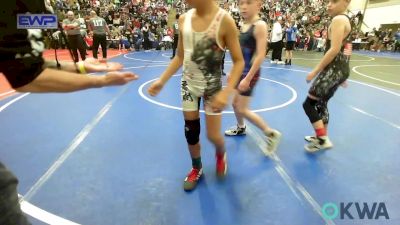 70 lbs Rr Rnd 1 - Carsen Higgs, Claremore Wrestling Club vs Reilas Sanchez, Locust Grove Youth Wrestling