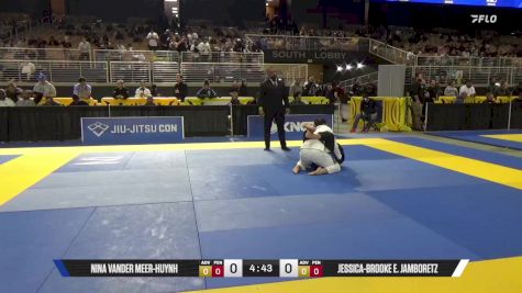 Jessica-Brooke E. Jamboretz vs Nina Vander Meer-Huynh 2025 Pan Jiu Jitsu IBJJF Championship