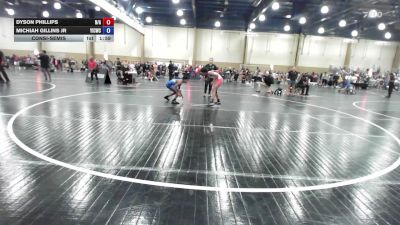 100 lbs Consolation - Dyson Phillips, N/A vs Michiah Gillins Jr, Youth Impact Center Wrestling Club