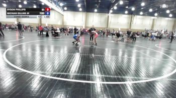 100 lbs Consolation - Dyson Phillips, N/A vs Michiah Gillins Jr, Youth Impact Center Wrestling Club