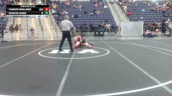 197 lbs Quarterfinal - Connor Maslanek, Campbell University vs Marcus James, Georgetown (KY)