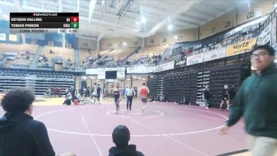149 lbs Cons. Round 3 - Tobias Pinson, Colorado State U Club vs Keyson Halling, Newman