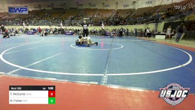 100 lbs Semifinal - Tyson McComb, Team Of Hard Knox vs Benjamin Fisher, Salina Wrestling Club