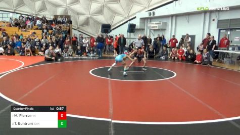 60 lbs Quarterfinal - Michael Pierro, (Freedom) vs Talea Guntrum, (Oak Glen)