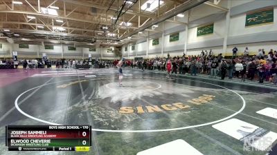 170 lbs Champ. Round 1 - Elwood Cheverie, Dickinson Wrestling Club vs Joseph Sammeli, Black Hills Wrestling Academy