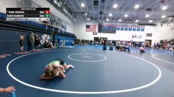 120 lbs Champ. Round 1 - Kael Gudahl, Wheatland vs Dane Samson, Kelly Walsh