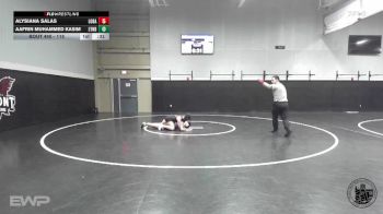 115 lbs Cons. Round 3 - Aafrin Muhammed Kasim, Lynbrook vs Alysiana Salas, Los Banos