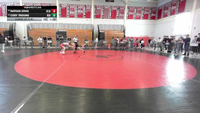 106 lbs Consi Of 8 #1 - Nathan Zogg, Saint John's vs Cody Troung, Boston College