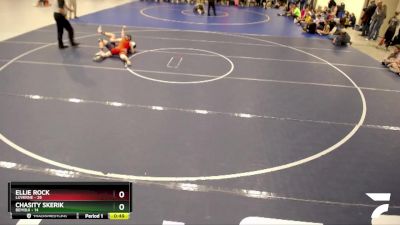 Round 1 - Ellie Rock, Luverne vs Chasity Skerik, Bemidji