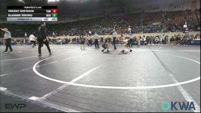 80 lbs Consi Of 4 - Vincent Gustason, Team Tulsa Wrestling Club vs Bladimir Trevino, Madill Takedown